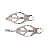 Endurance Butterfly Nipple Clamps with Jewel Chain