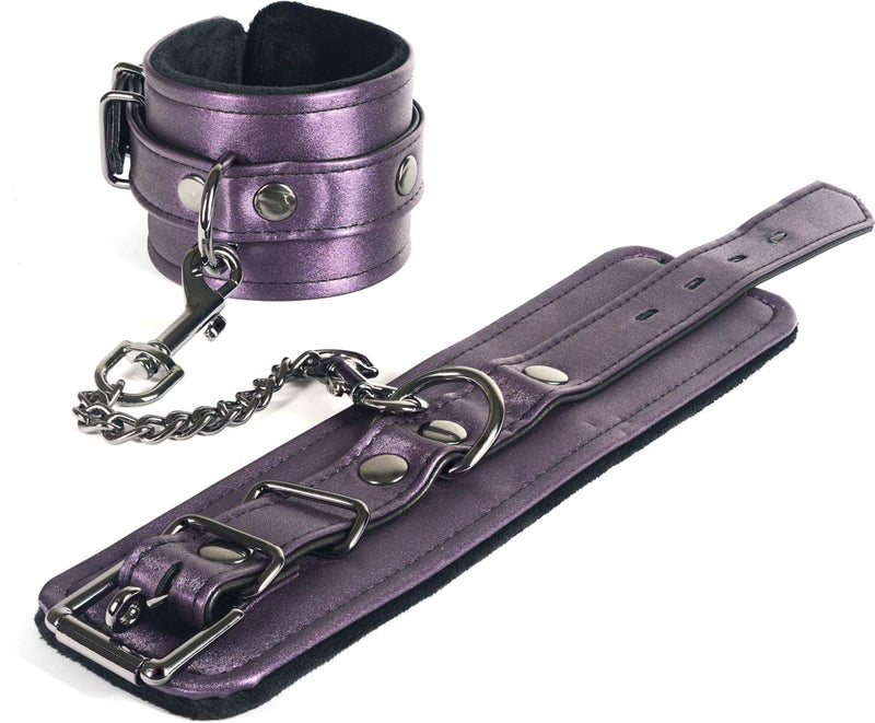 Spartacus Galaxy Legend Faux Leather Wrist Restraints - Purple