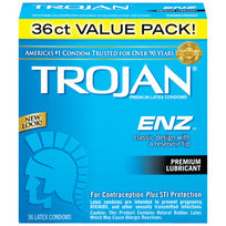 TROJAN ENZ LUBRICATED 36PK