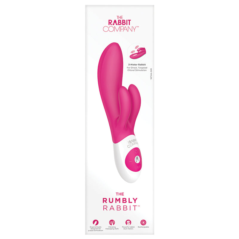 The Rumbly Rabbit Hot Pink
