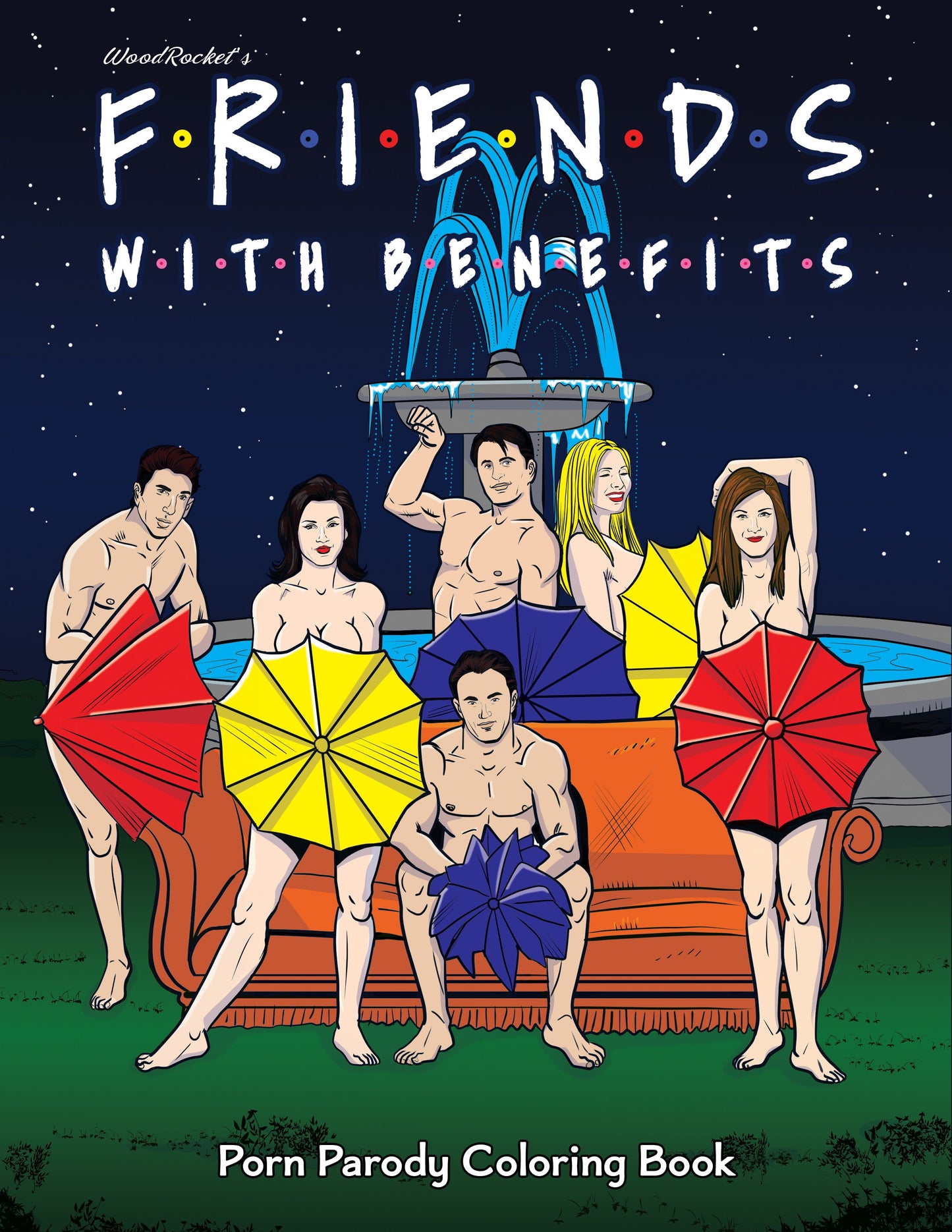 FRIENDS PORN PARODY COLORING BOOK