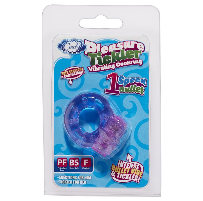 Pleasure Tickler Vibrating Cockring