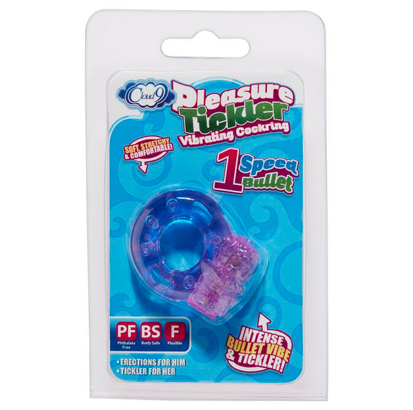 Pleasure Tickler Vibrating Cockring