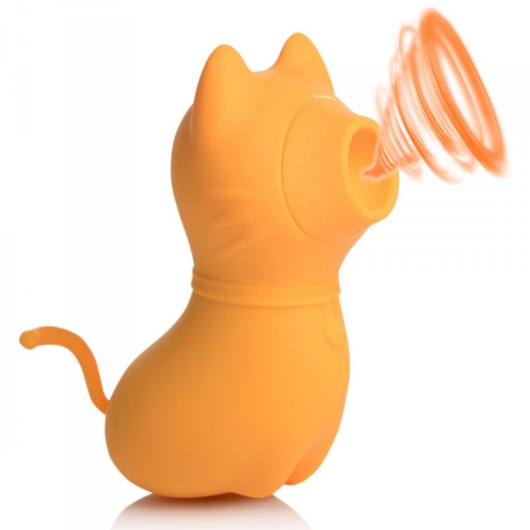 Inmi Shegasm Sucky Kitty Clitoral Stimulator - Orange