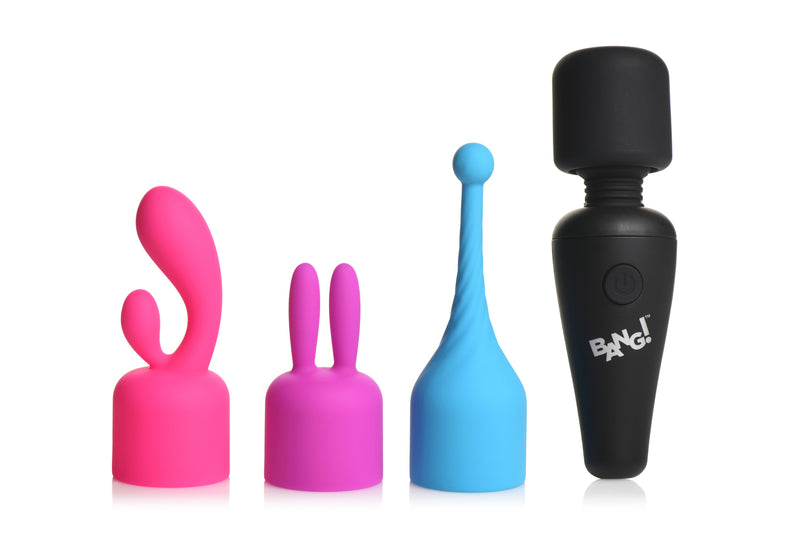 Bang! 10X Mini Wand w/3 Attachments - Asst. Colors