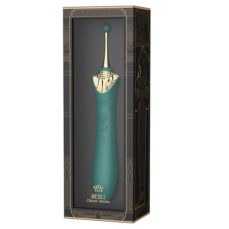 ZALO Bess 2.0 Clitoral Vibrator - Turquoise Green