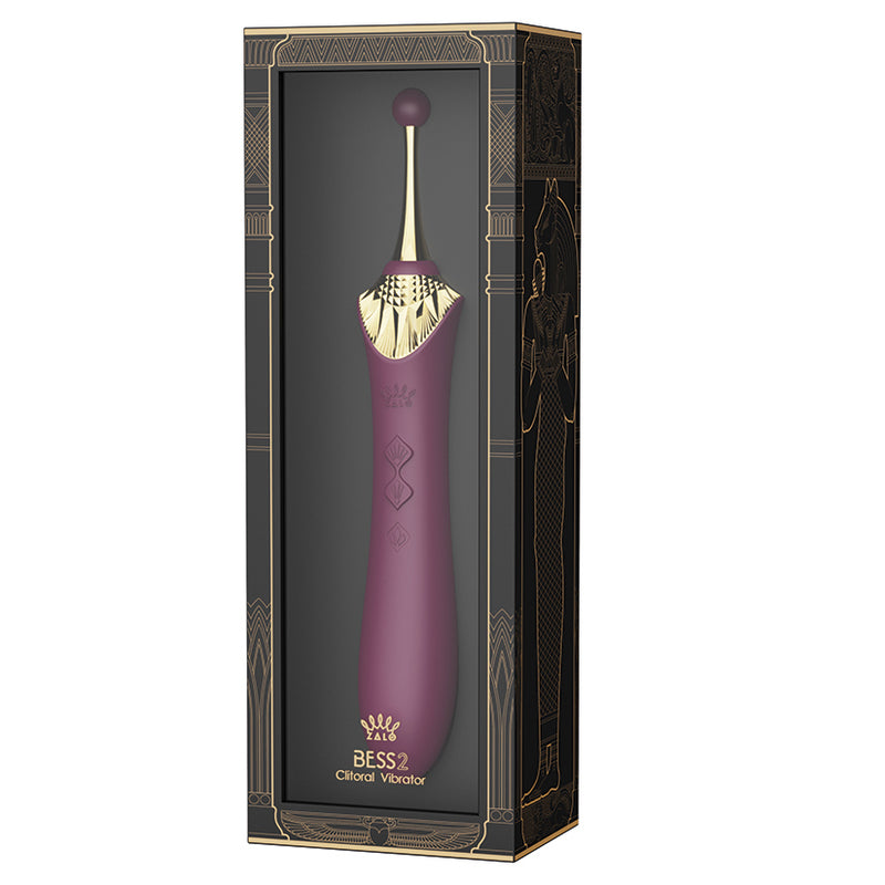ZALO Bess 2.0 Clitoral Vibrator - Obsidian Black