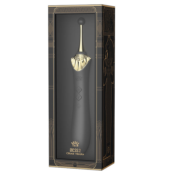 ZALO Bess 2.0 Clitoral Vibrator - Obsidian Black
