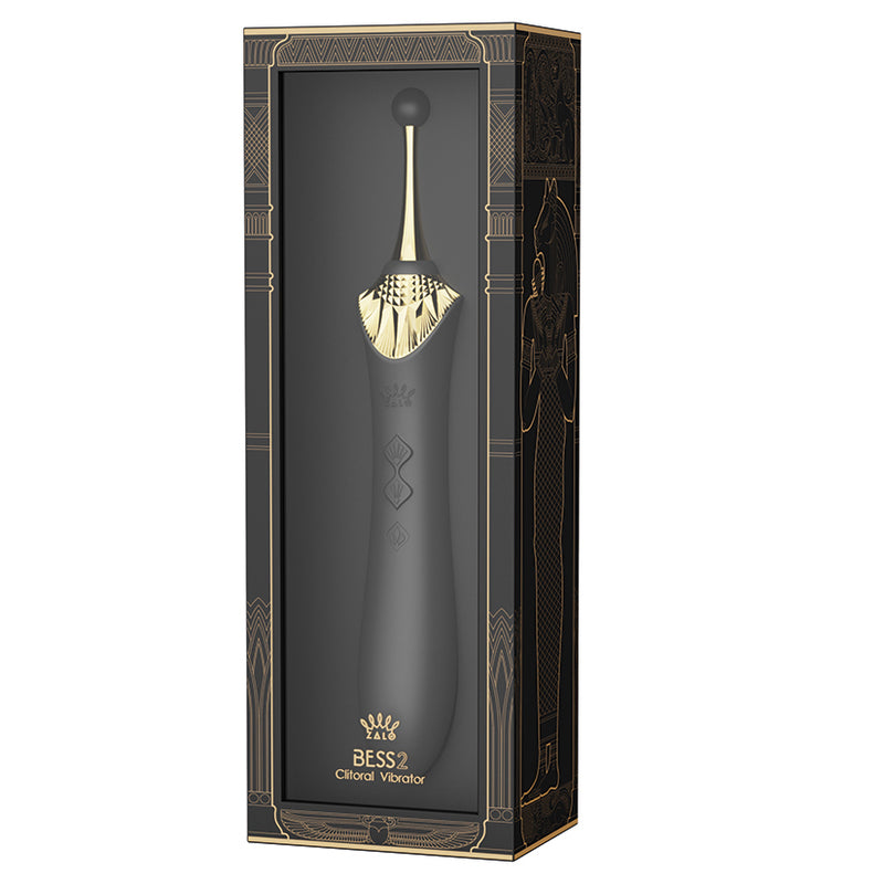 ZALO Bess 2.0 Clitoral Vibrator - Obsidian Black
