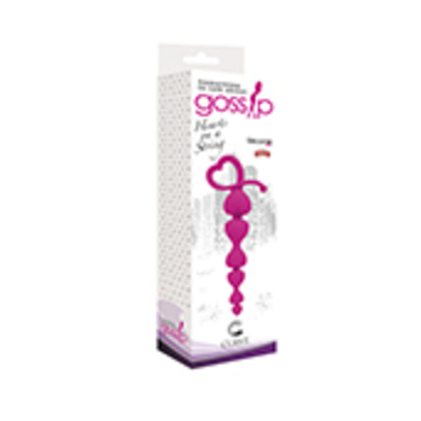 Curve Novelties Gossip Hearts on a String - Magenta