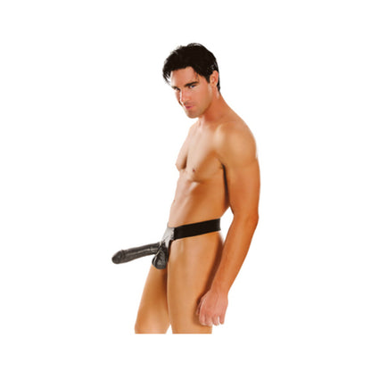 Big Daddy Hollow Strap On 10 Inch - Black