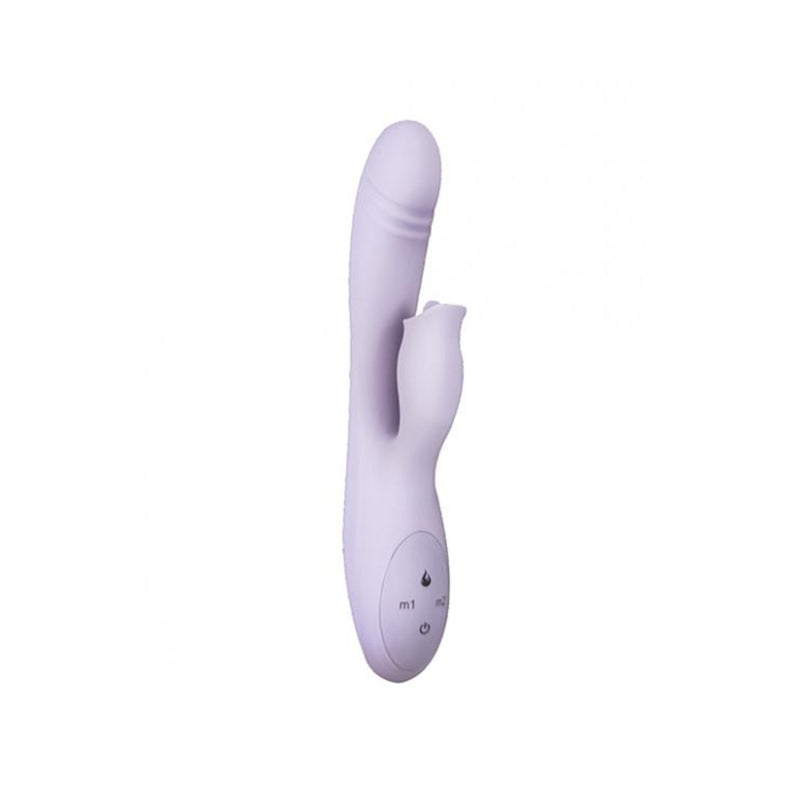 Devine Vibes Heat Up Clit Licker-Black