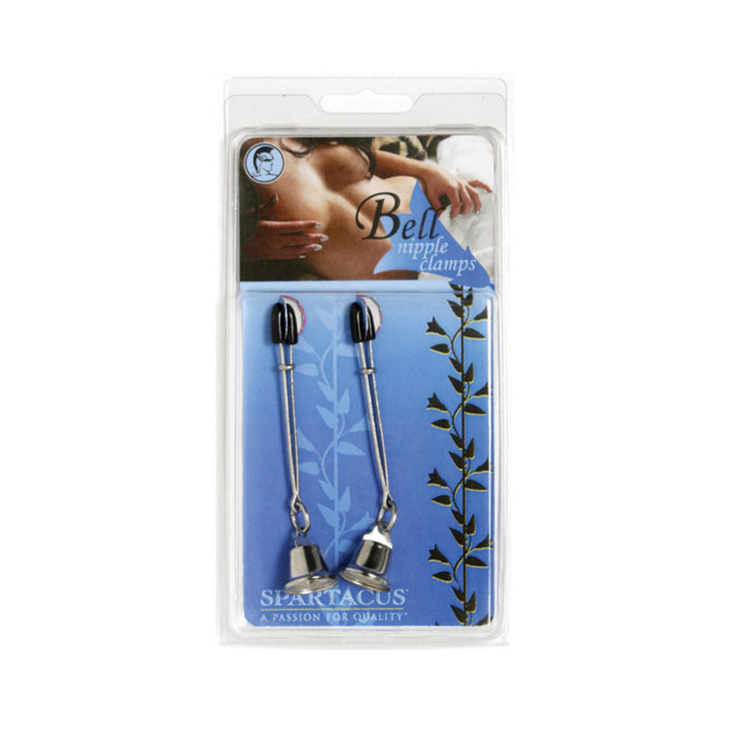 Bell Nipple Clamps Tweezer Style Rubber Tipped Adjustable