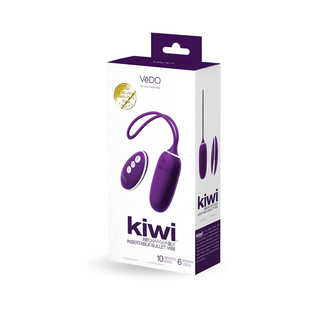 VeDO KIWI Rechargeable Insertable Bullet - Tease Me Turquoise