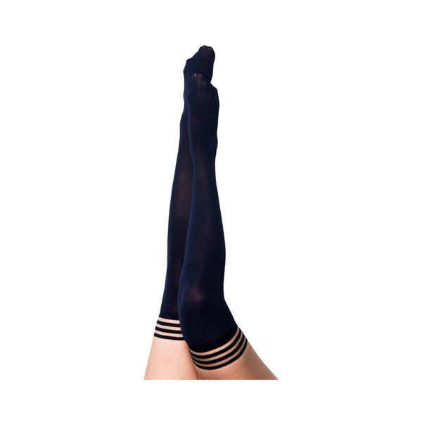 Kixies Selma Navy Opaque Size B