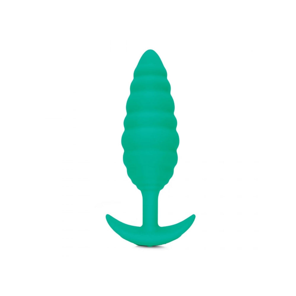 B-Vibe Texture Plug Twist Green (Large)