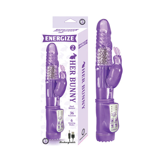 Energize Her Bunny 2 Rechargeable Pink