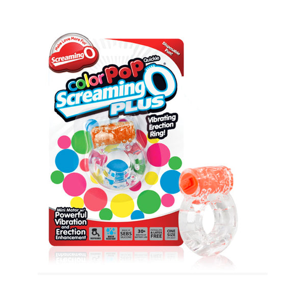 Color Pop Quickie Screaming O Plus Erection Ring