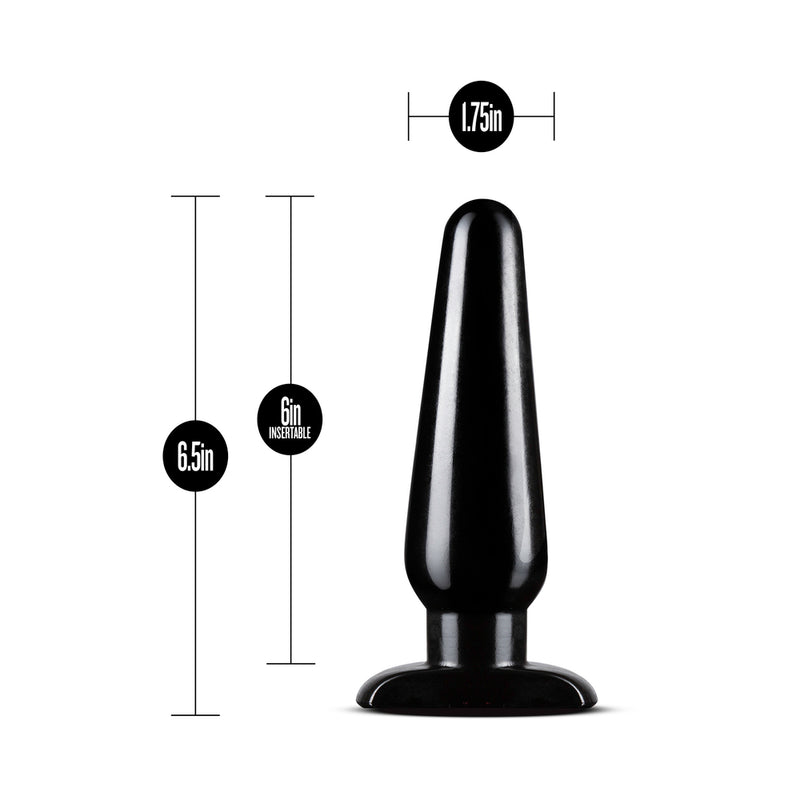 Blush Anal Adventures Basic Plug Kit - Black