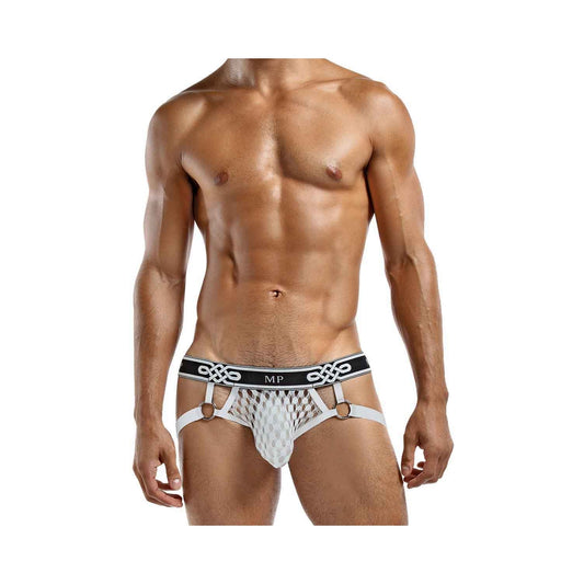 Peep Show Jock Strap Ring White Small/Medium