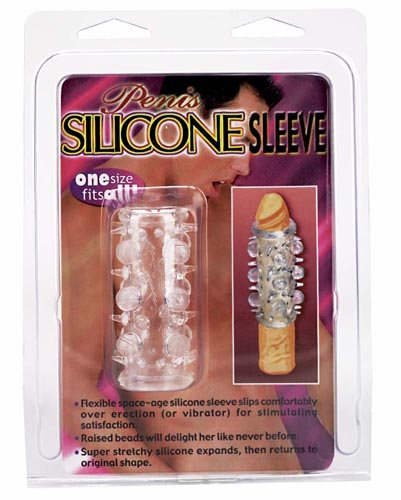 PENIS SILICONE SLEEVE W/RAISED NODULES