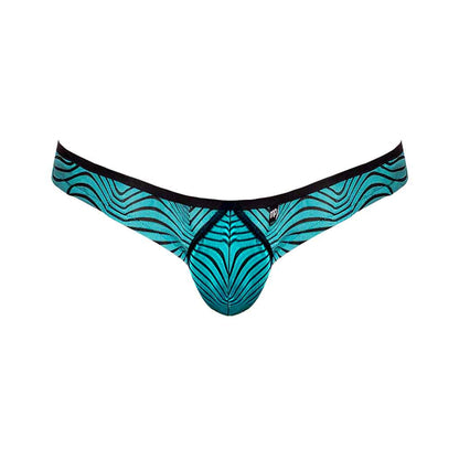 Male Power Tranquil Abyss Mini Bikini Seafoam/black Large